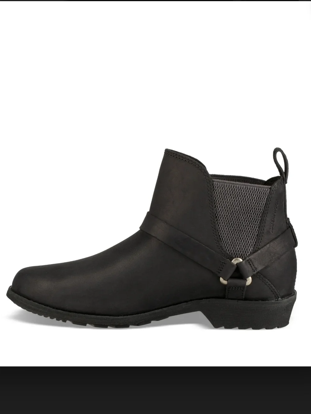 Teva Ellery Chelsea FG Waterproof Leather Ankle Boot, Black, Wm 9, NEW! - Picture 2 of 16